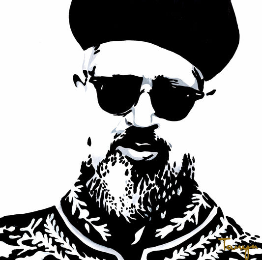 Rav Ovadia Yosef - Black and White