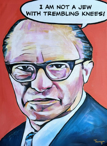 Menachem Begin Original Painting
