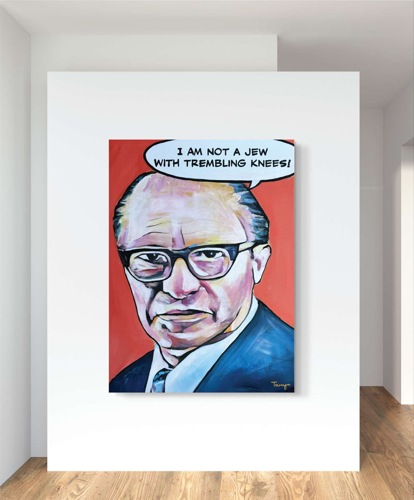 Menachem Begin Original Painting