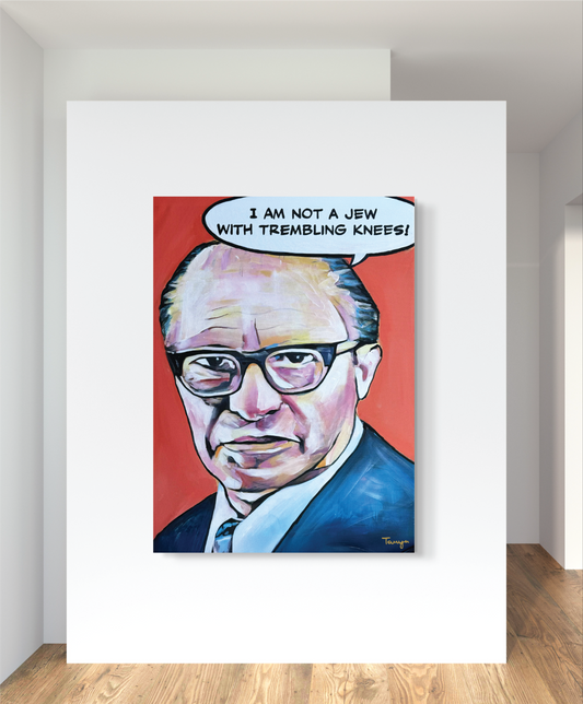 Menachem Begin Original Painting